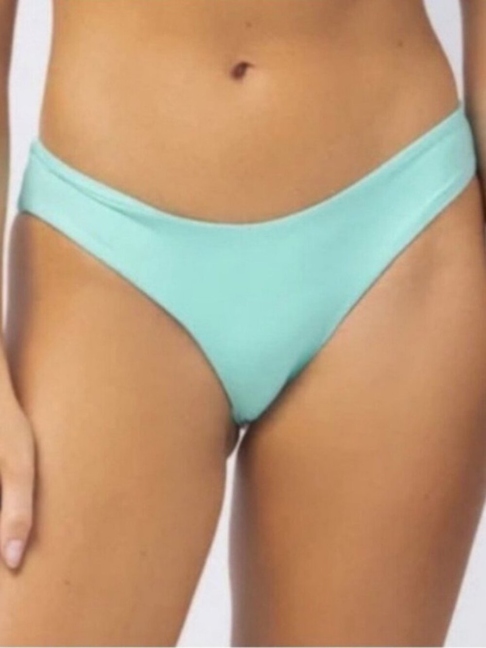 🌻NEW w.tags L*Space Light Teal Green Camacho Bikini Bottoms Size Medium